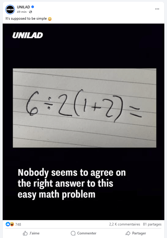 fan page UNILAD - contenu divertissant