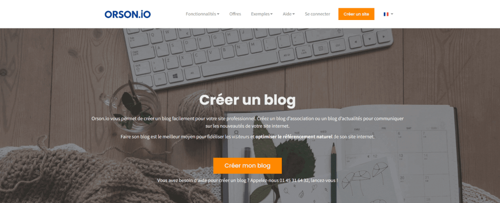 Créer un blog avec Orson / SiteW