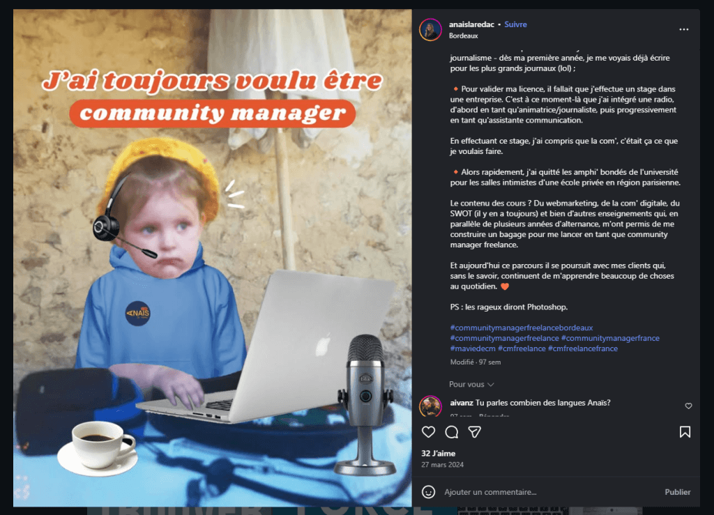exemple hashtag de niche