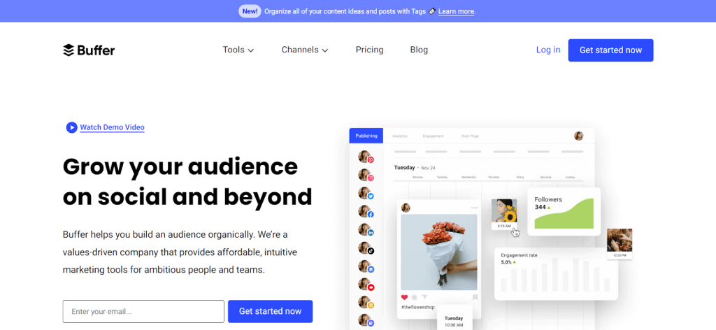 Buffer, outil pour les entreprises sur les réseaux sociaux