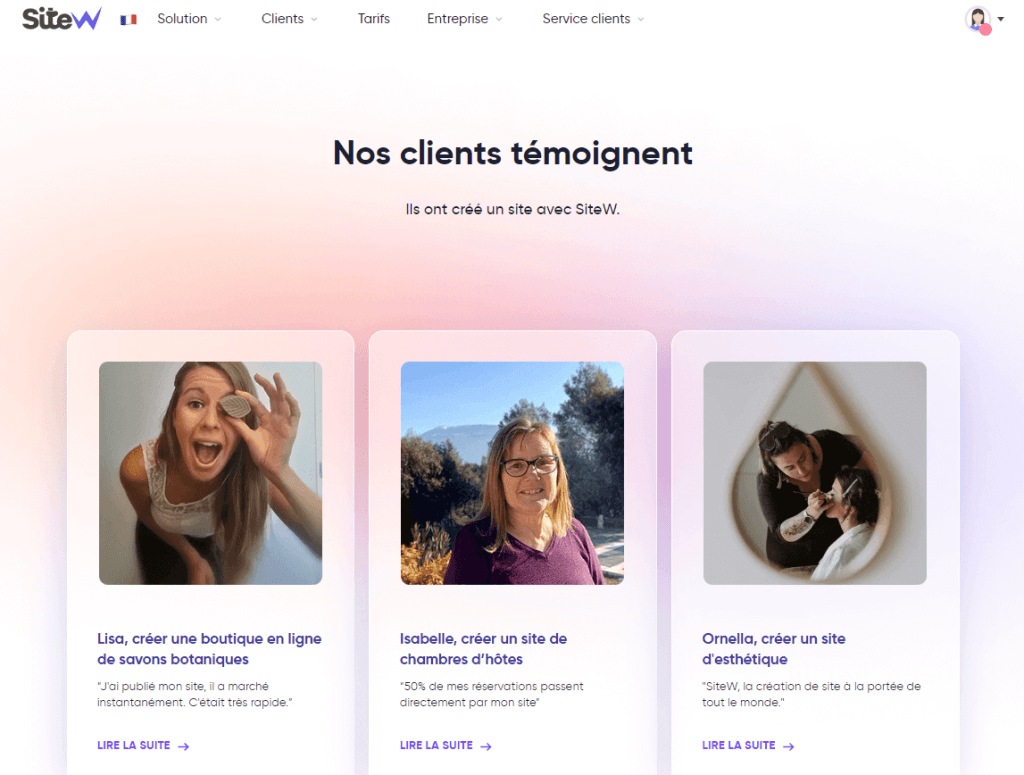 exemple avis clients