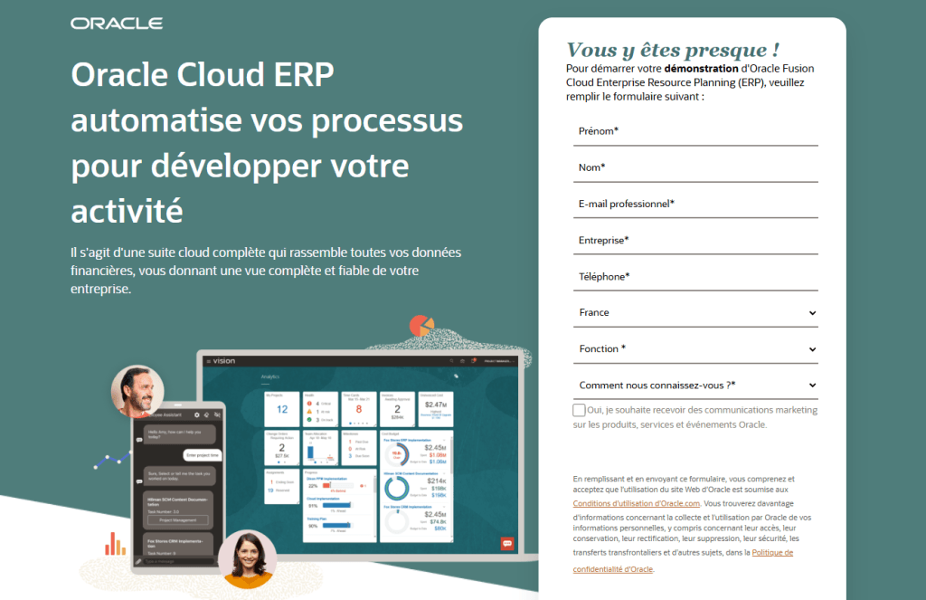 Oracle, outil ERP pour gérer les stocks