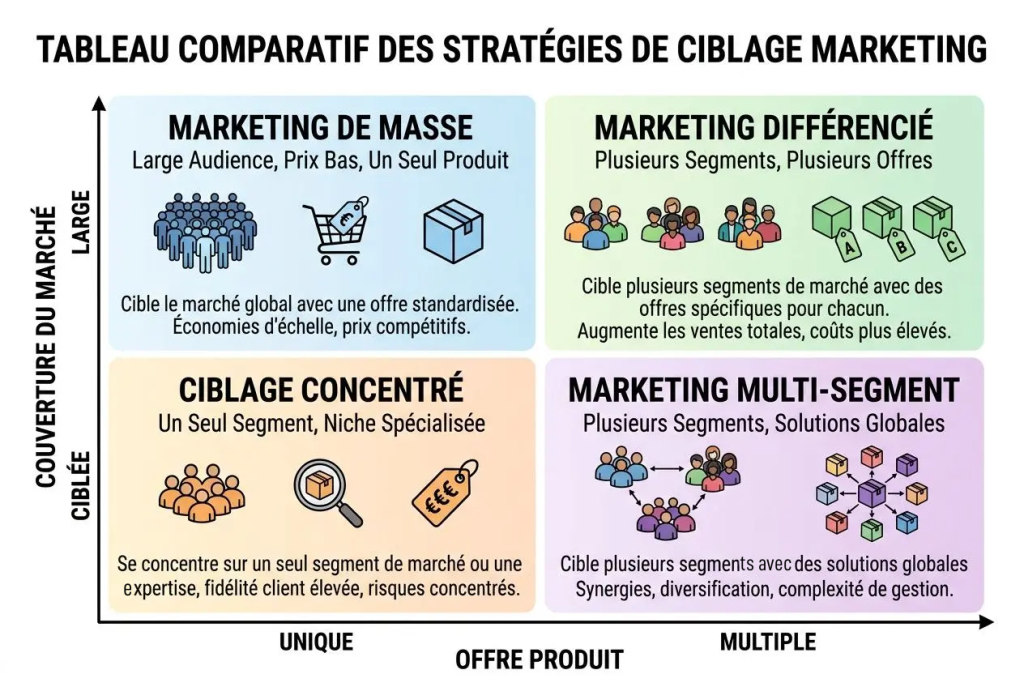 les différents types de ciblage marketing