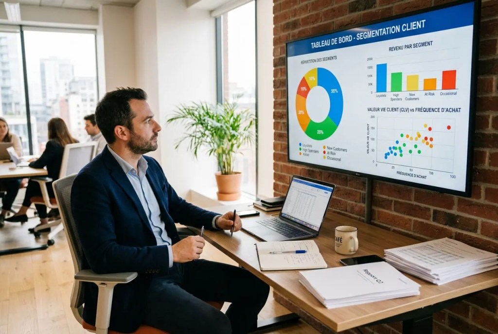 tableau de bord segmentation marketing