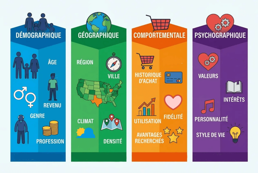 4 types segmentation client