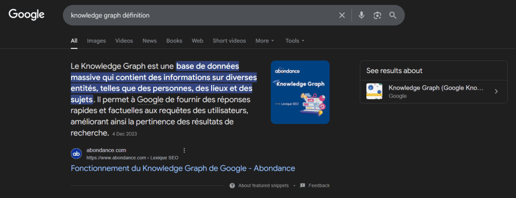 featured snippets