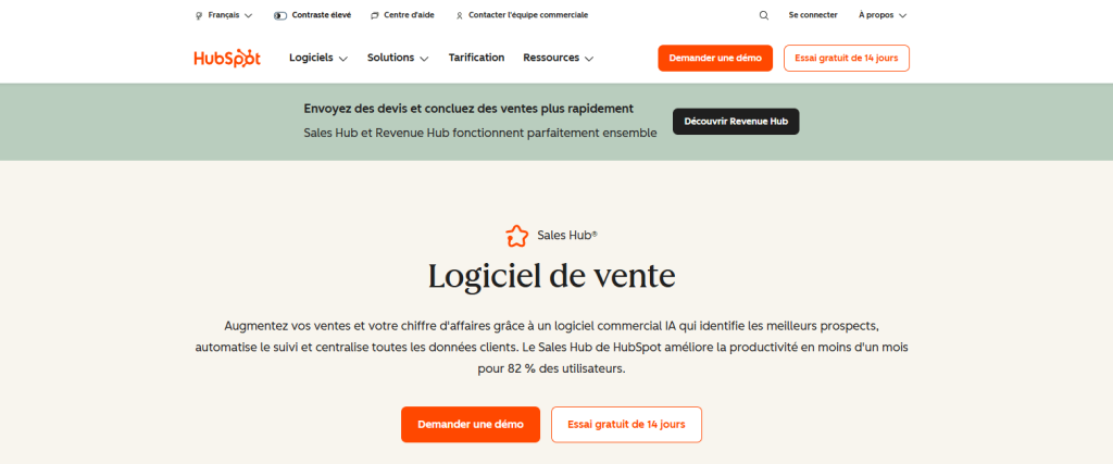 Sales Hub de HubSpot