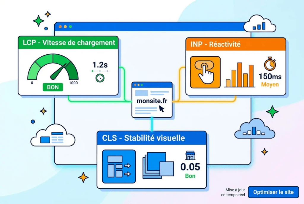 indicateurs de performance Google