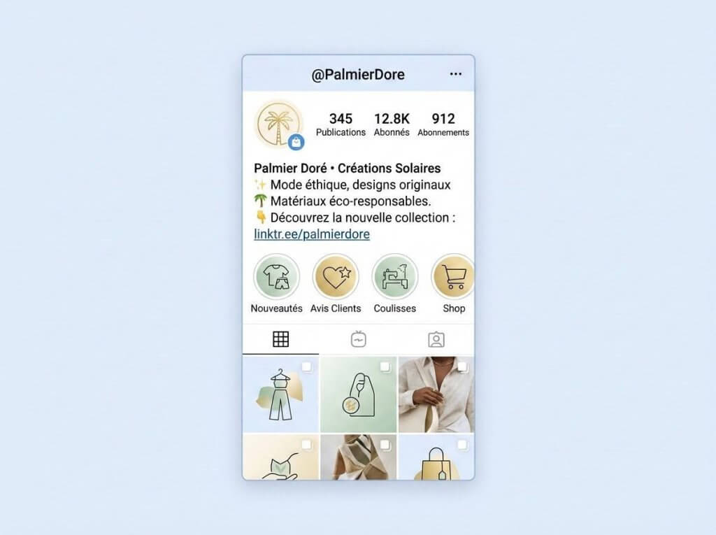 catégories stories épinglées 