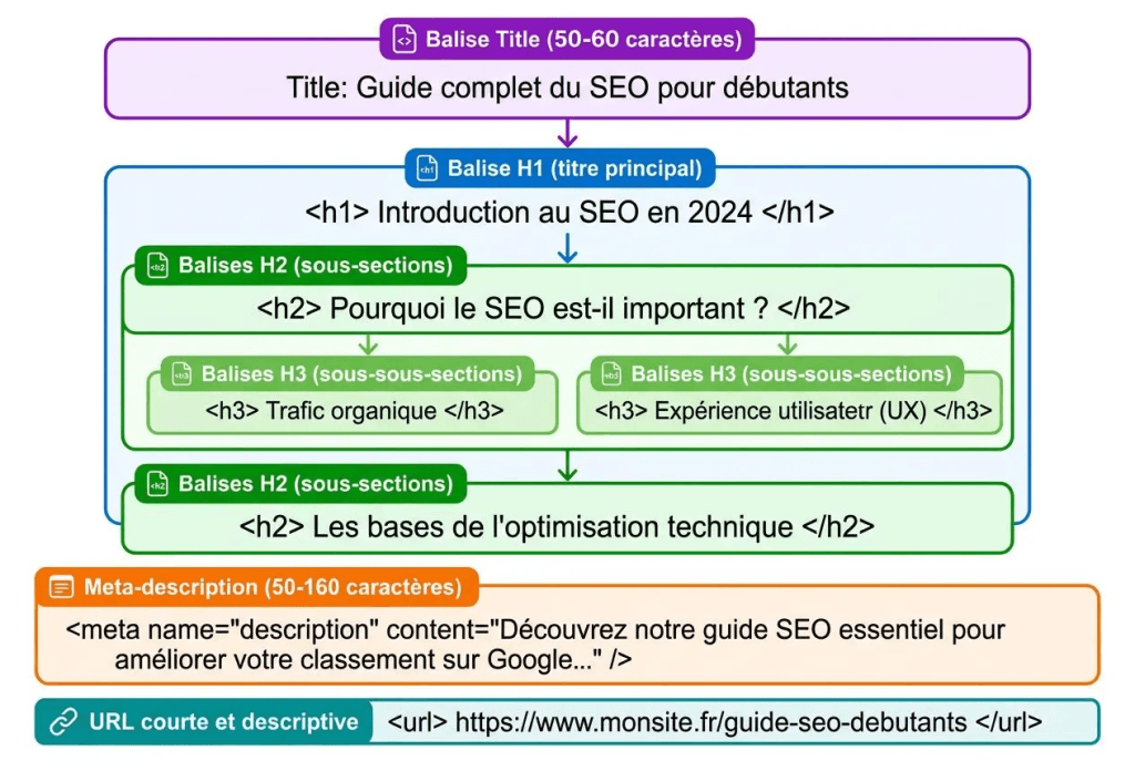 structure page pour référencer un site