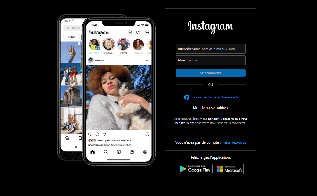 Vente sur Instagram